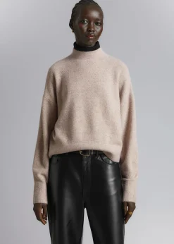 Mock-Neck Genser