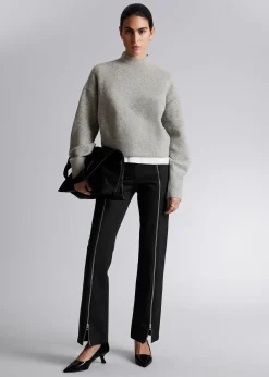 Mock-Neck Genser