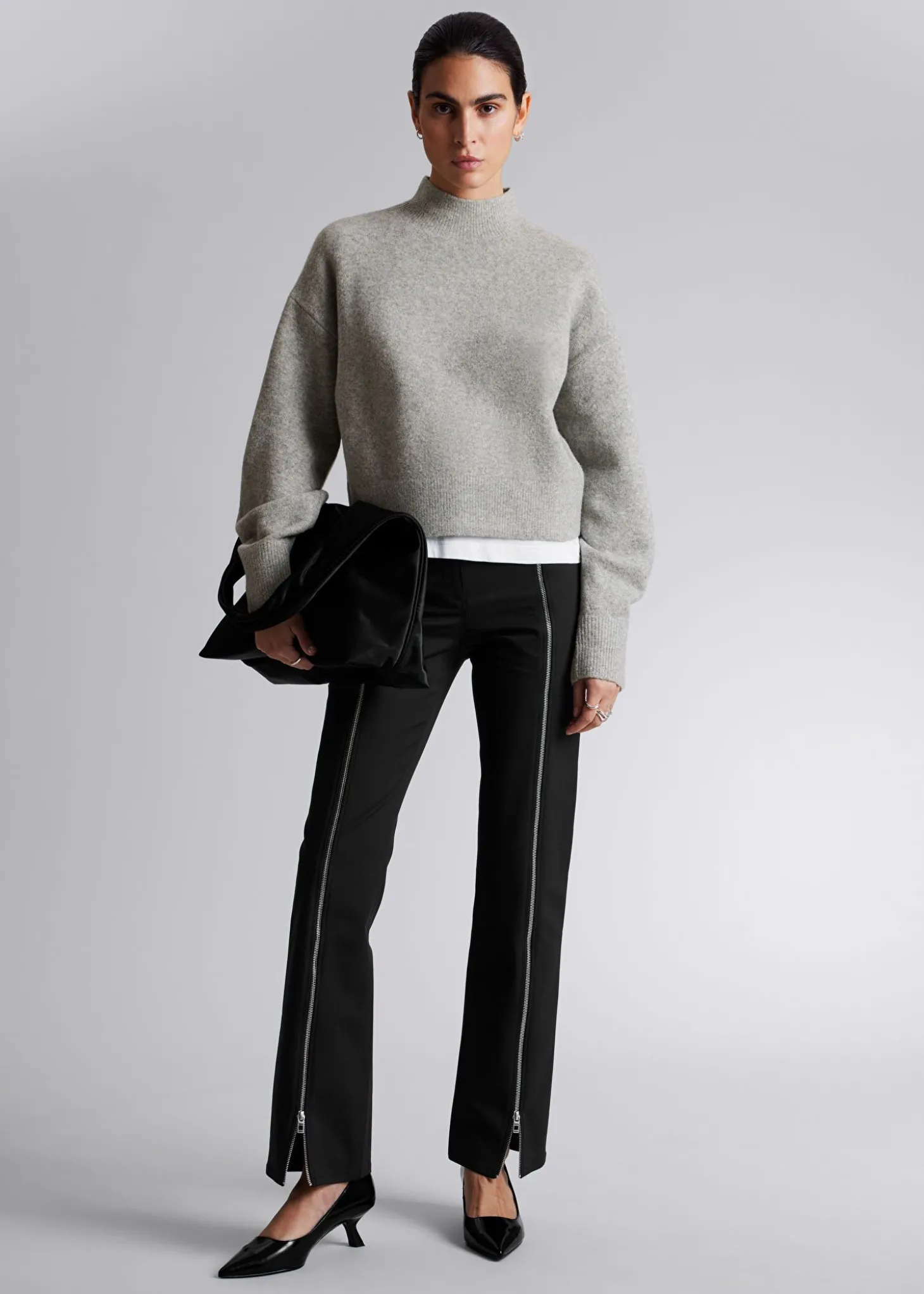 Mock-Neck Genser