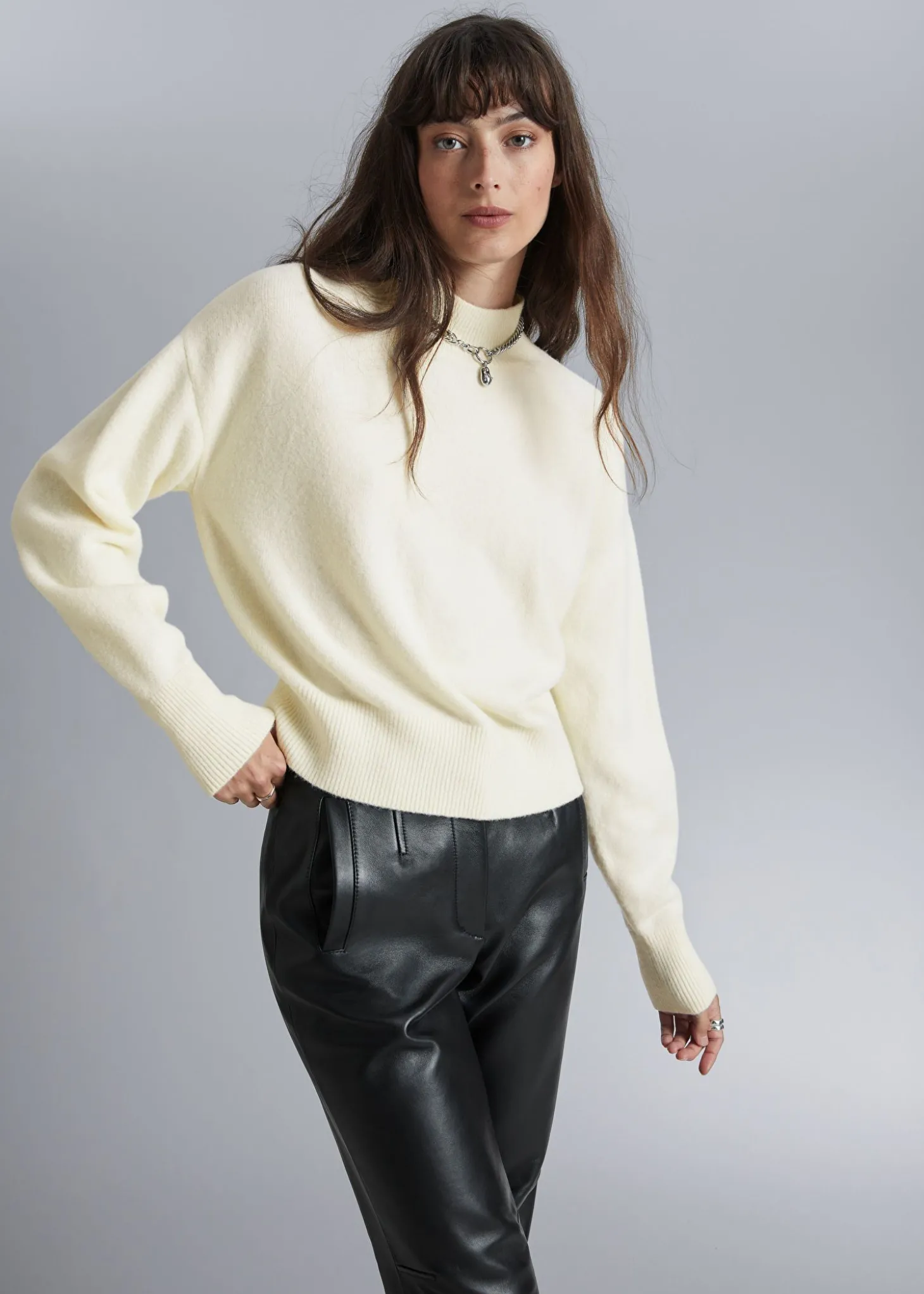 Mock-Neck Genser