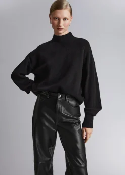 Mock-Neck Genser