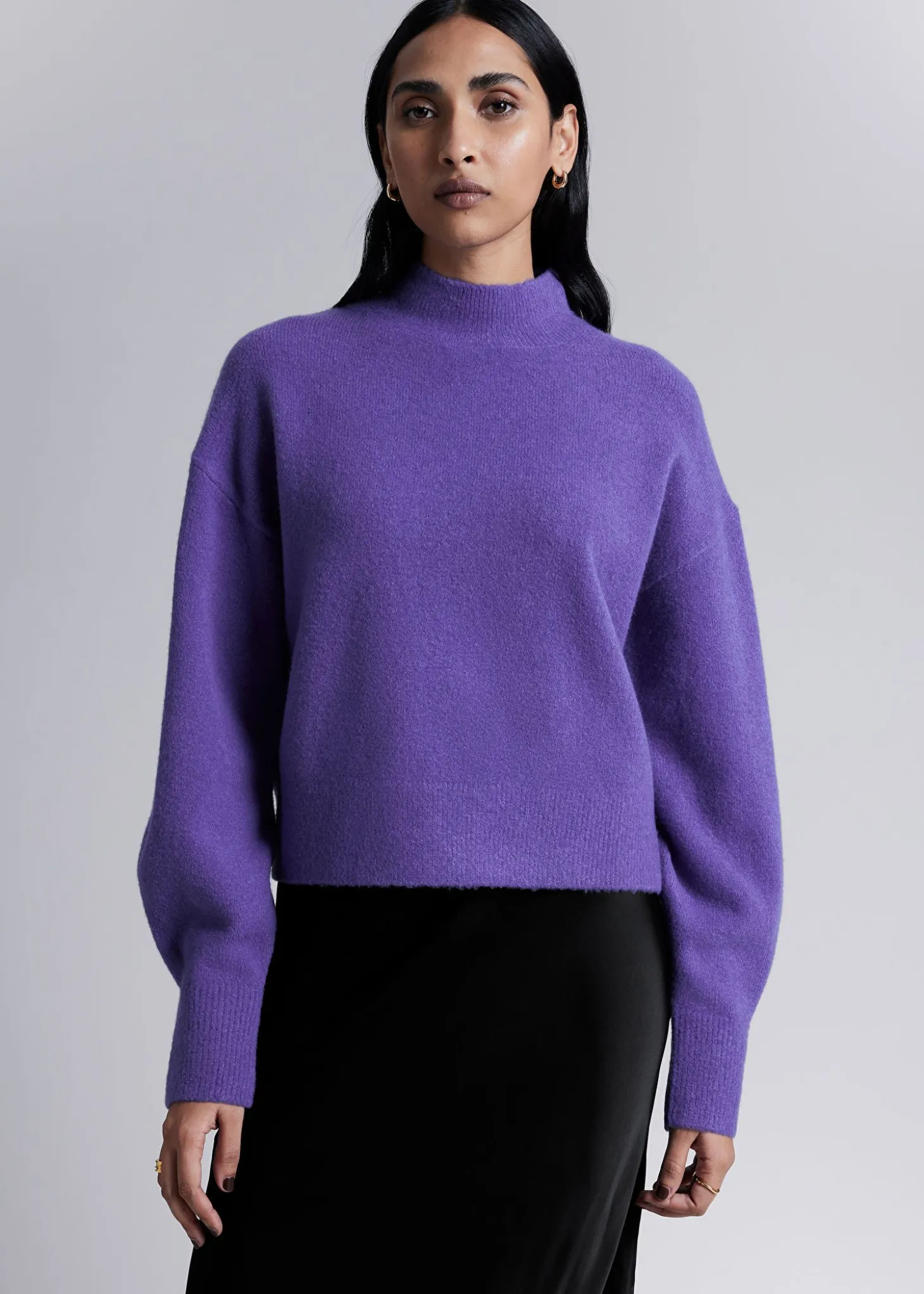 Mock-Neck Genser