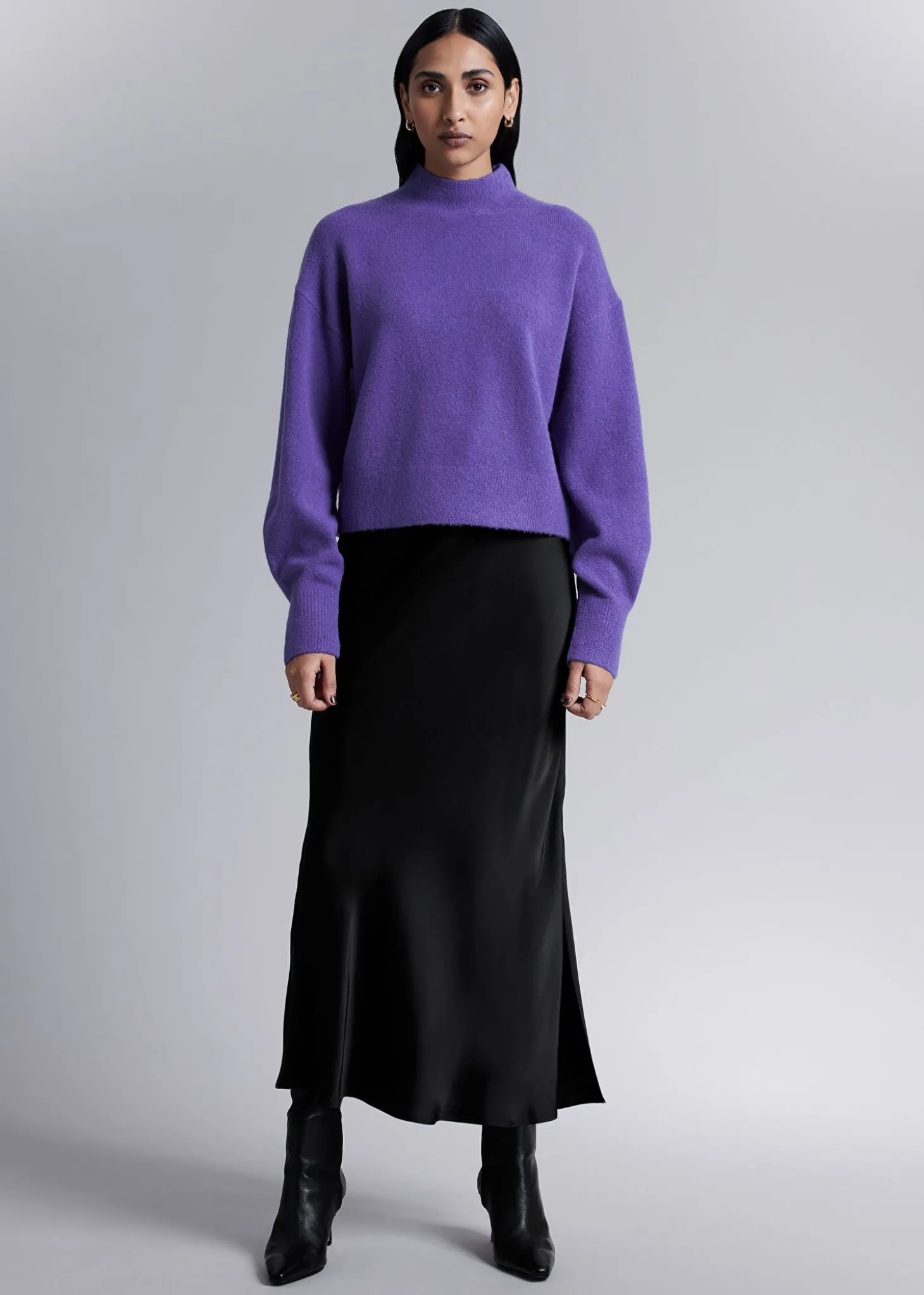 Mock-Neck Genser