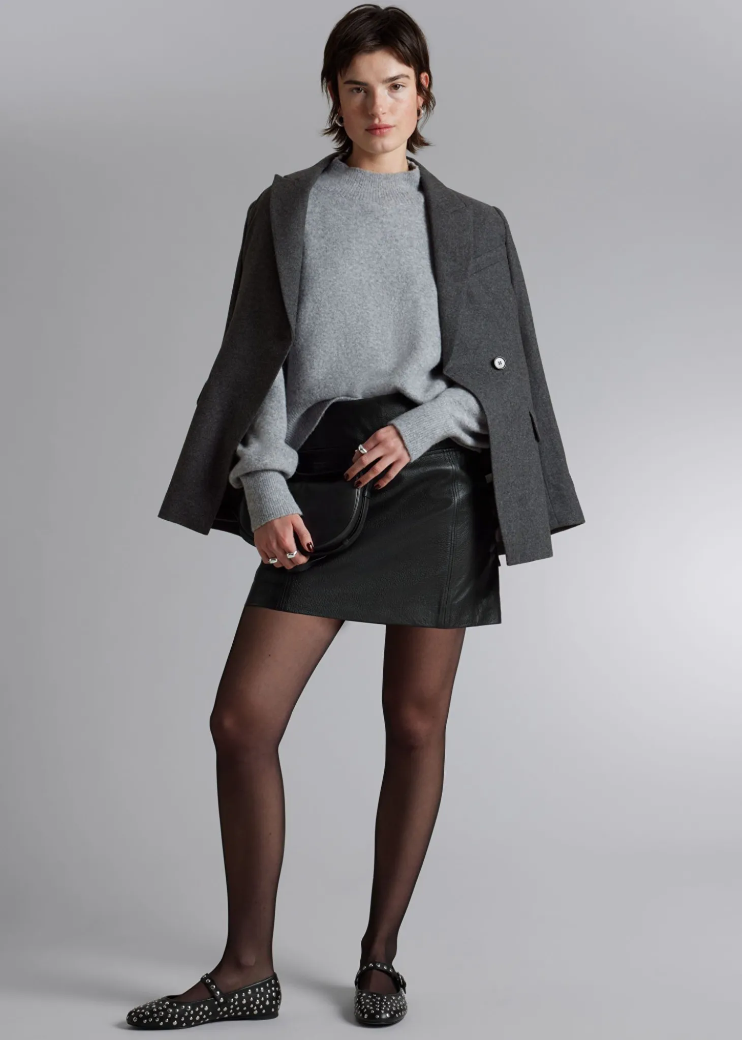 Mock-Neck Genser