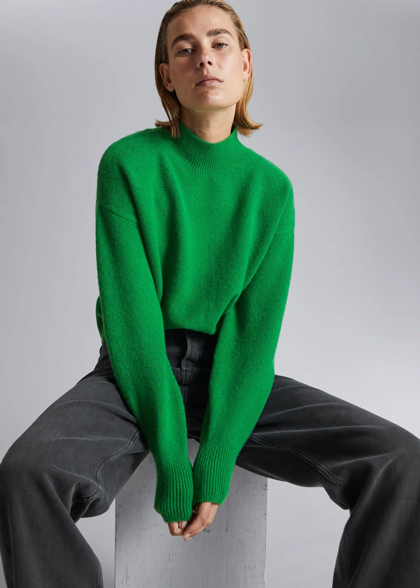 Mock-Neck Genser