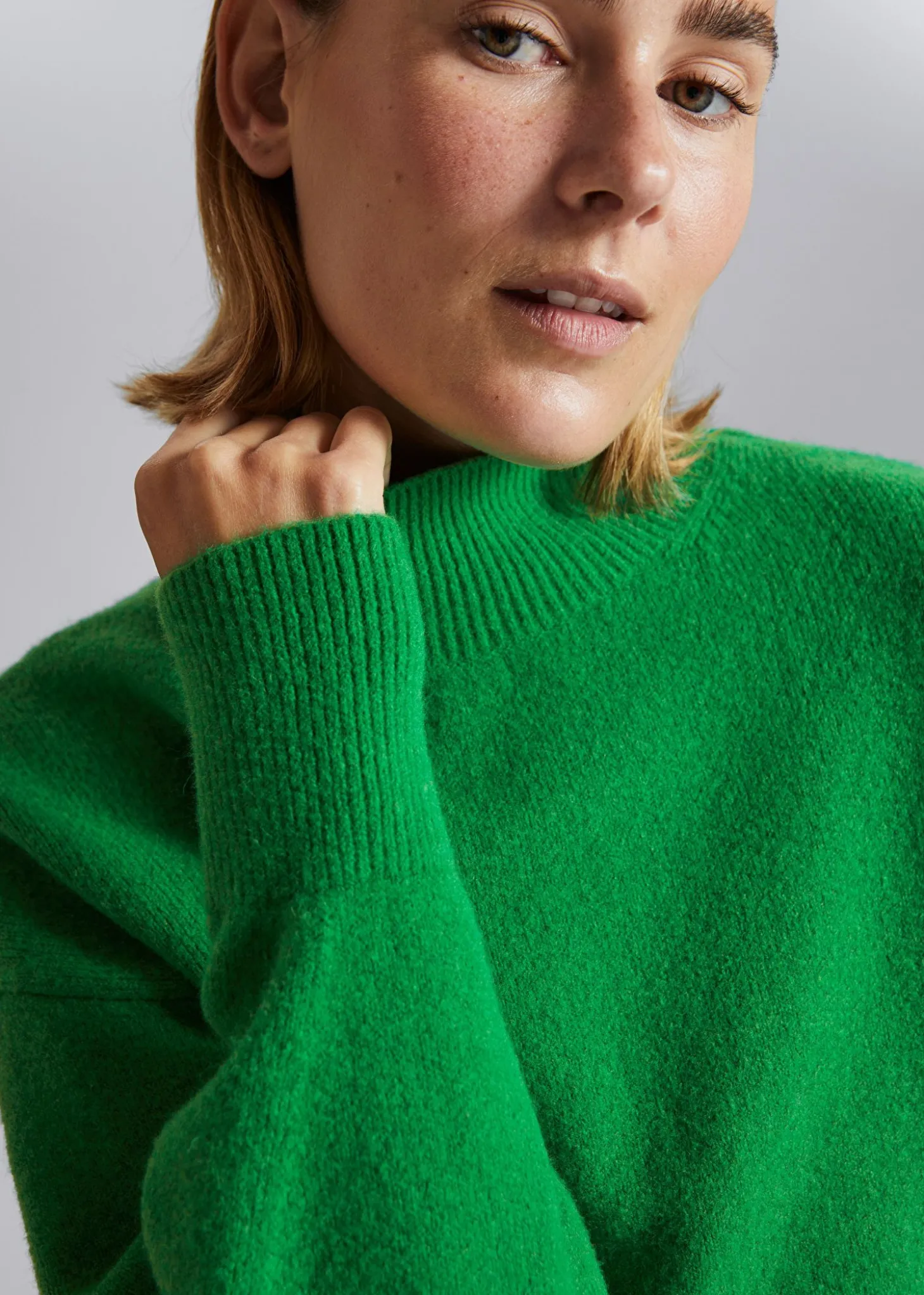 Mock-Neck Genser