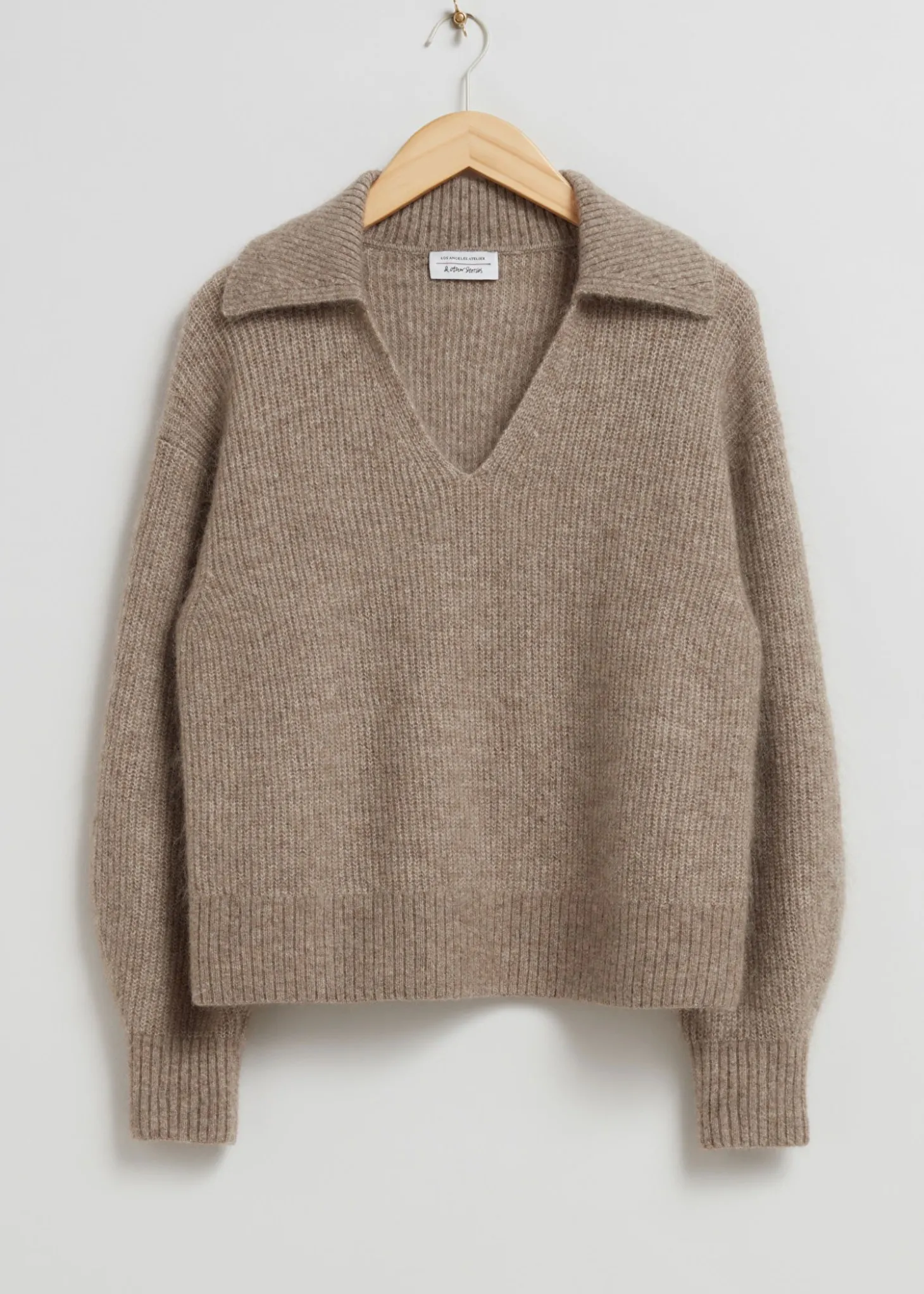 Mohair Strikket Genser