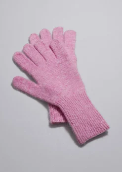 Mohair Wool Blend Hansker
