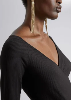 Off-Soulder Wrap Body