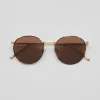 Oval Slim Frame Solbriller