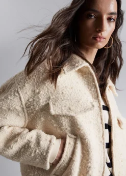 Oversized Jakke Med Glidelas