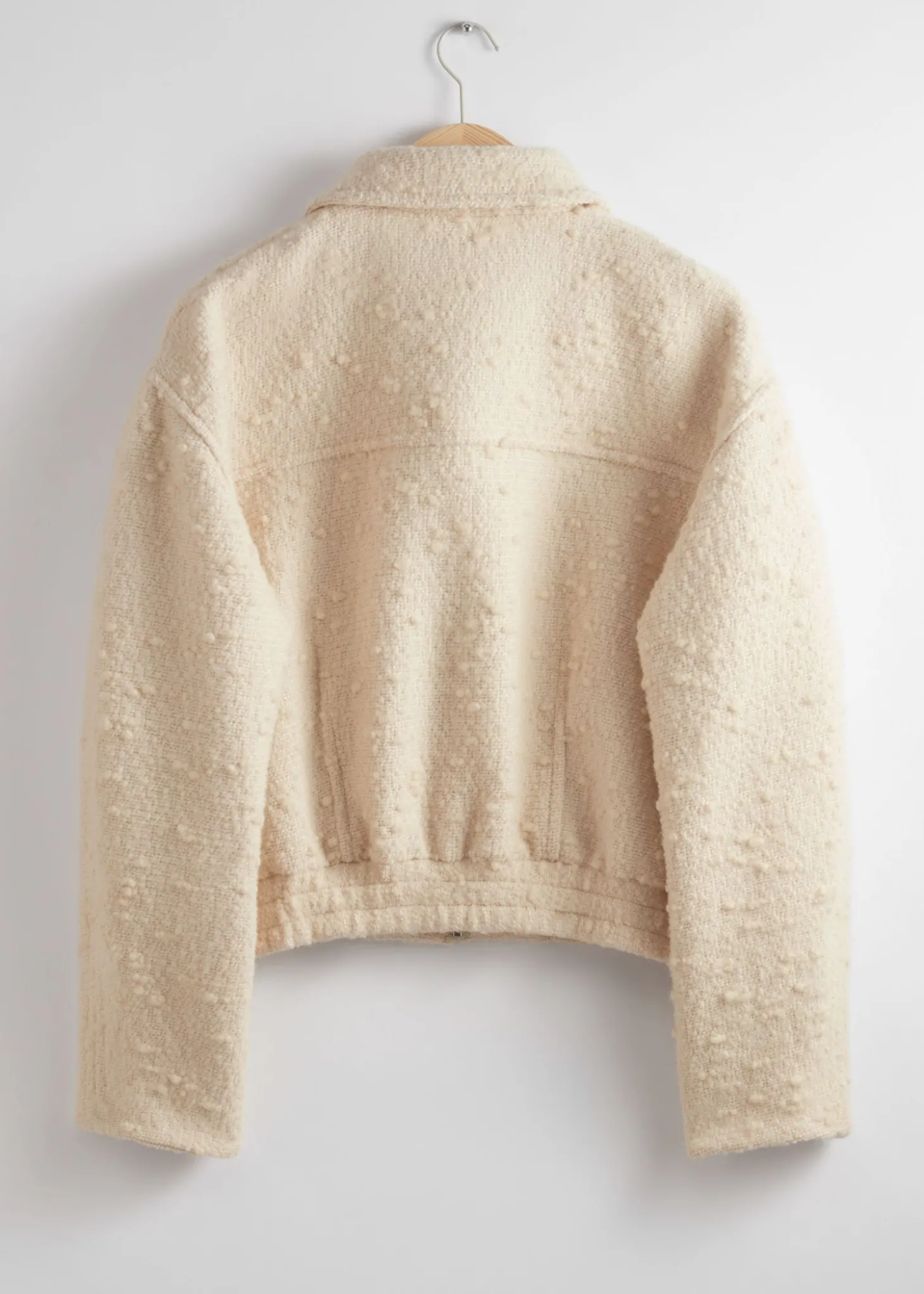 Oversized Jakke Med Glidelas
