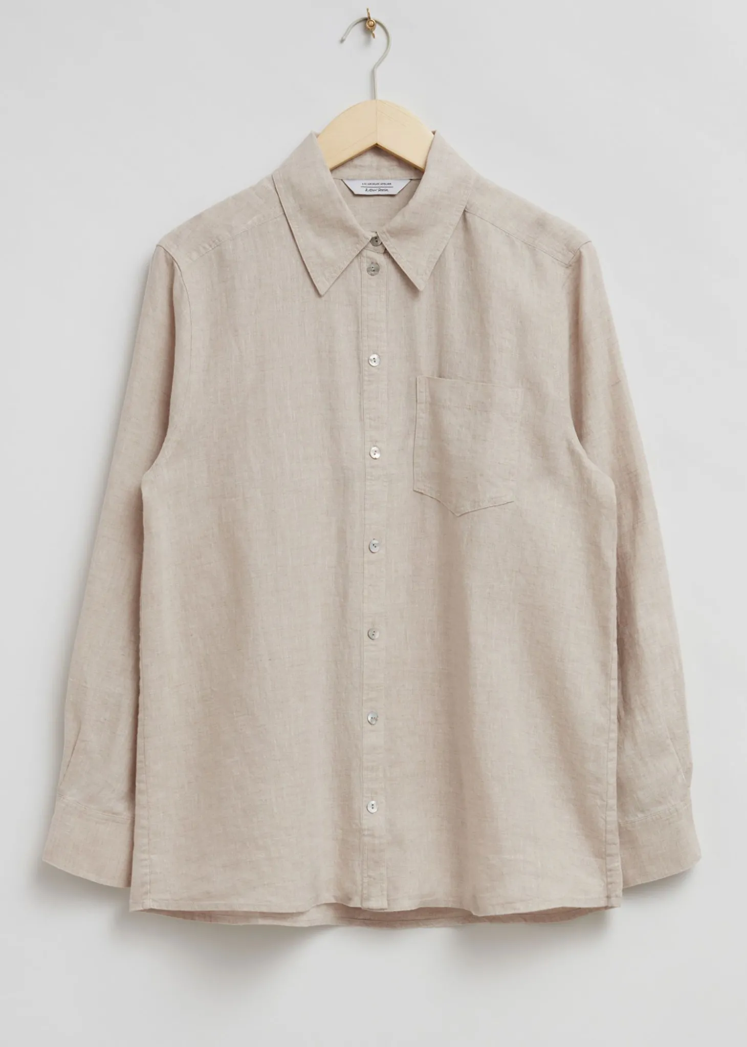 Oversized Patch Pocket Skjørte