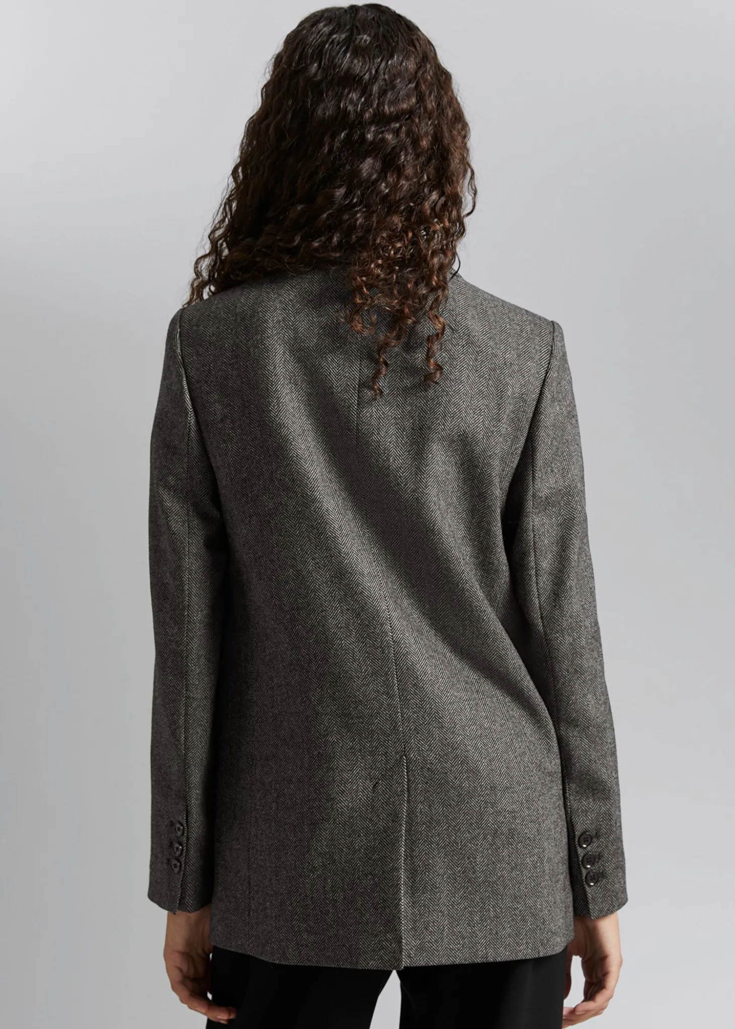 Oversized Pinstripe Blazer