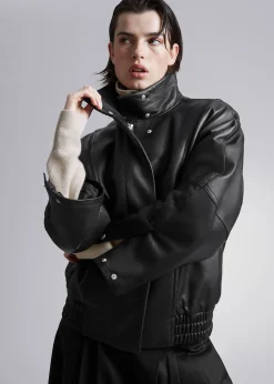 Oversized Skinnjakke