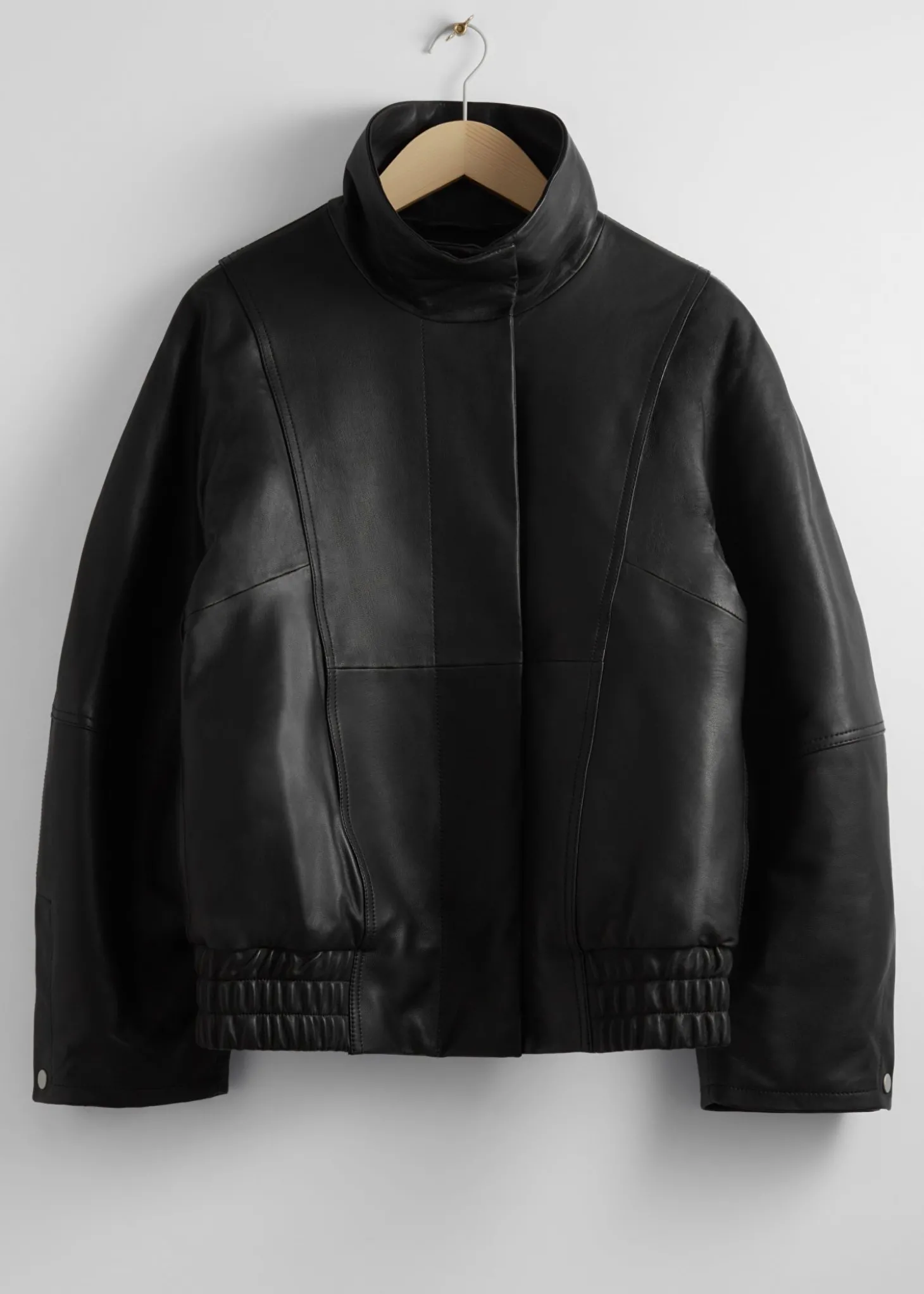 Oversized Skinnjakke
