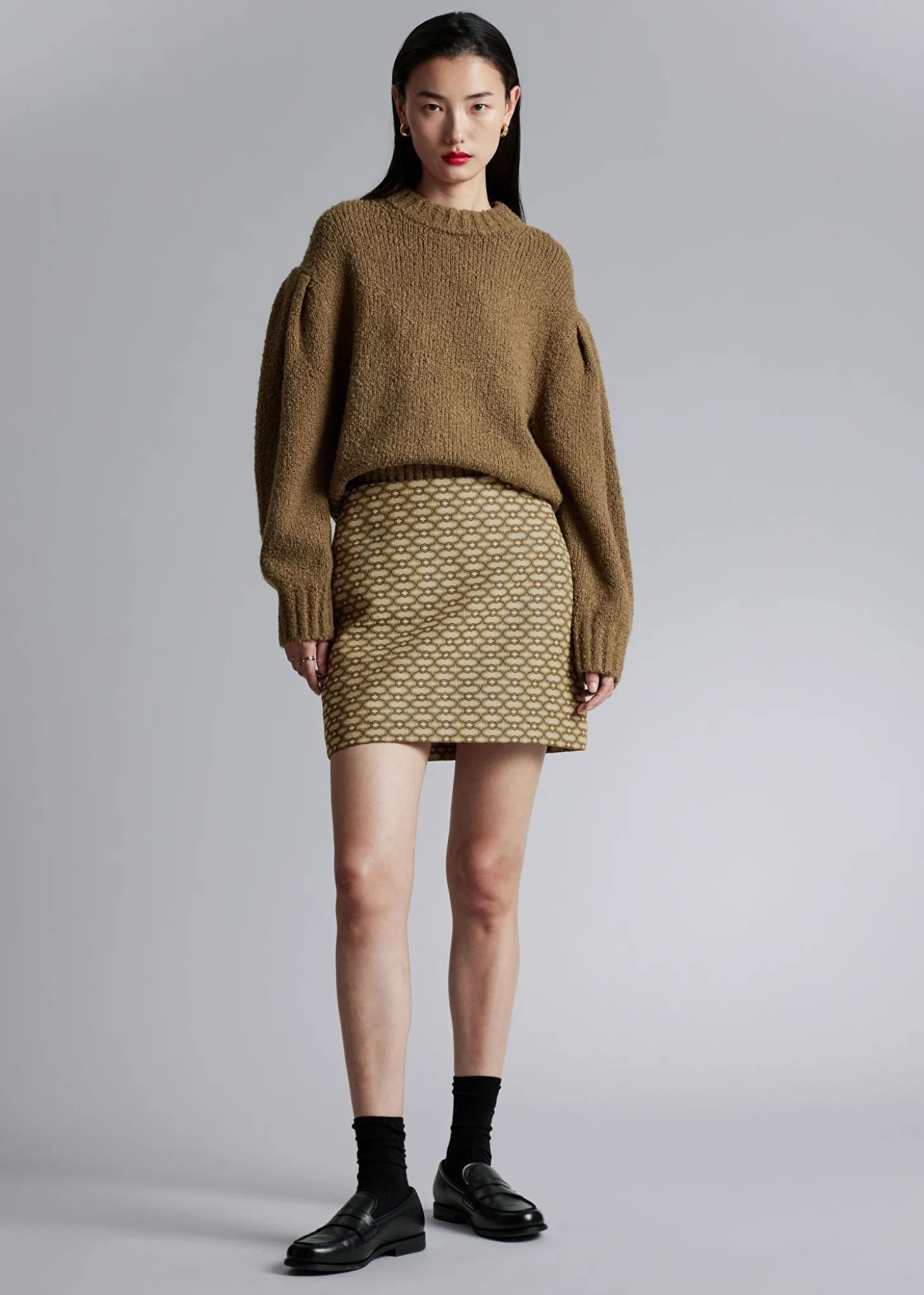 Oversized Strikket Genser