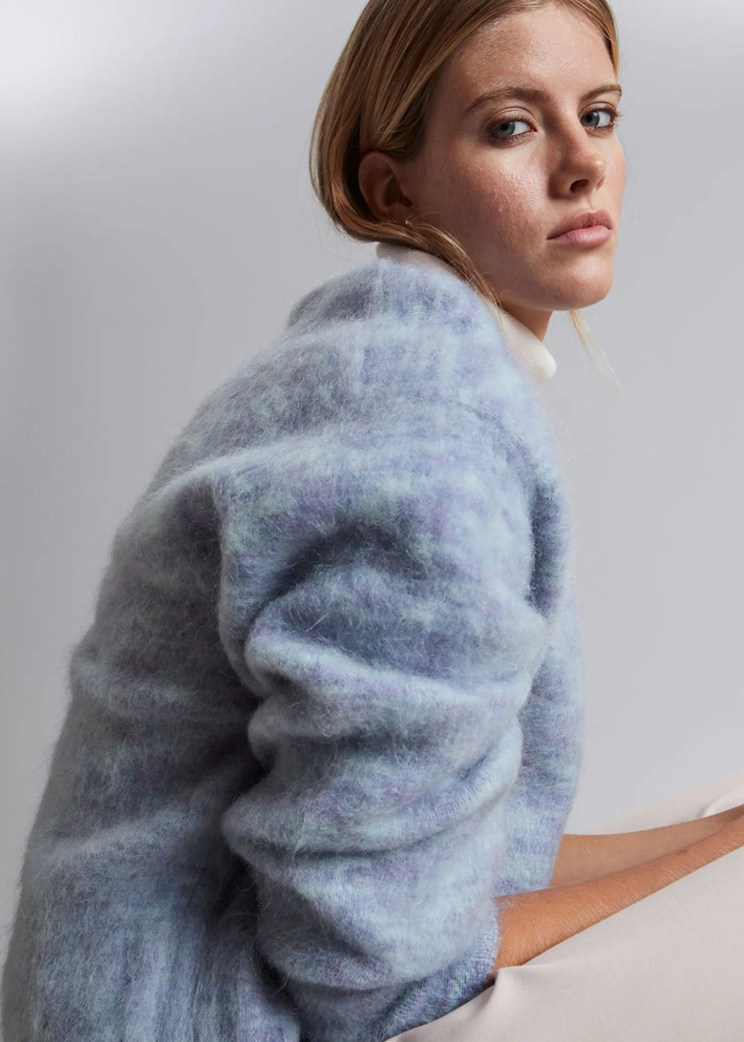 Oversized Strikket Genser