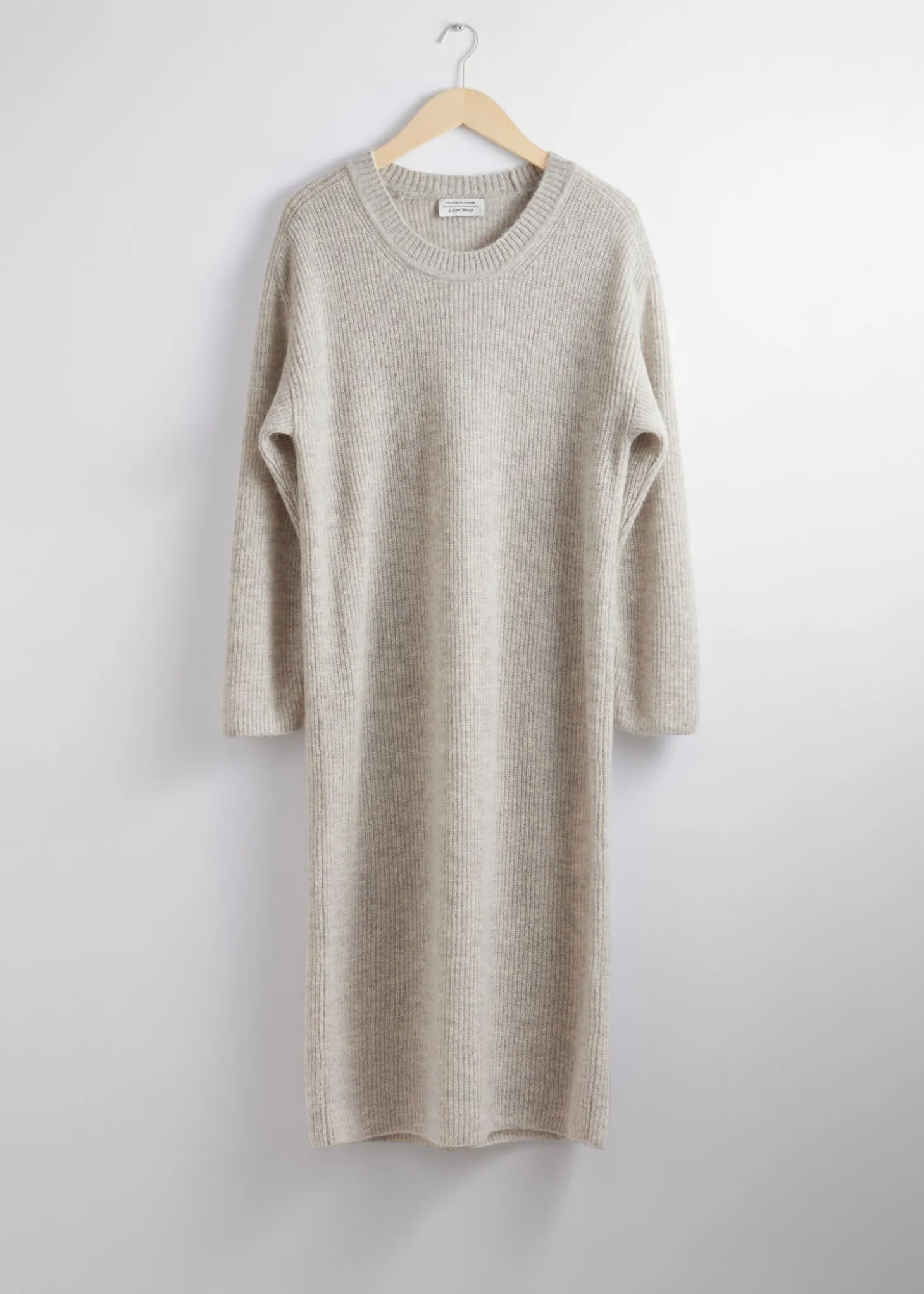 Oversized Strikket Midikjole