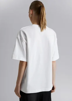 Oversized T-Skjørte I Bomullsjersey