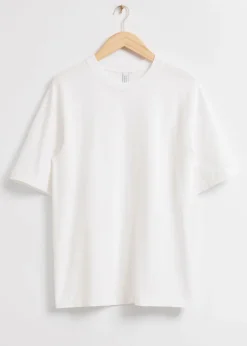 Oversized T-Skjørte I Bomullsjersey
