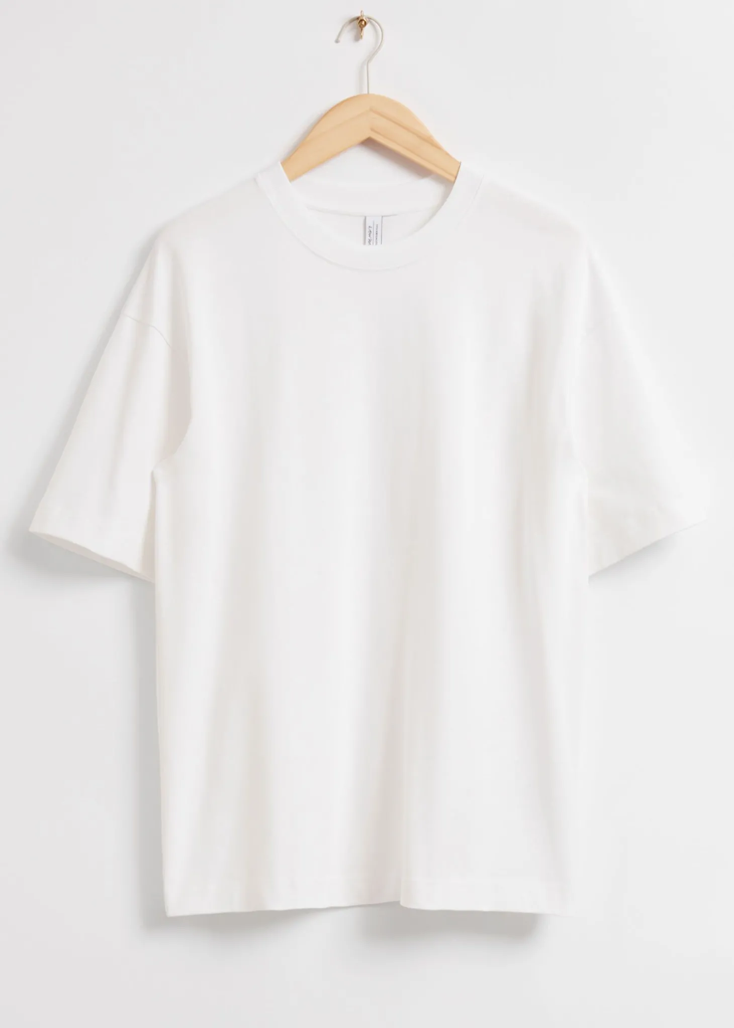 Oversized T-Skjørte I Bomullsjersey