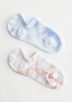 2-Pack Tie-Dye Step Sokker