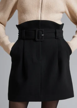 Paperbag Midje MiniSkjørt