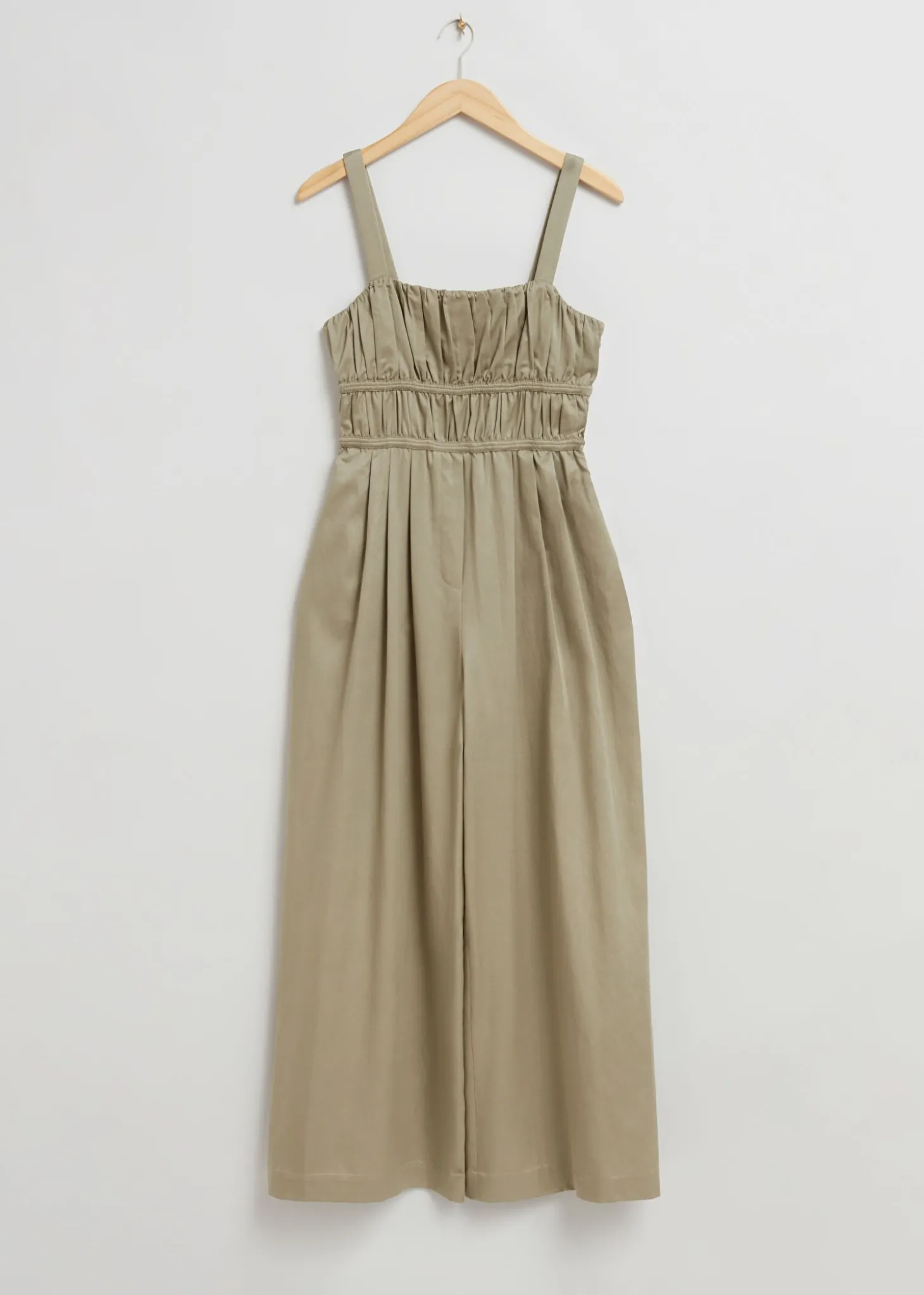 Plissert Detalj Jumpsuit