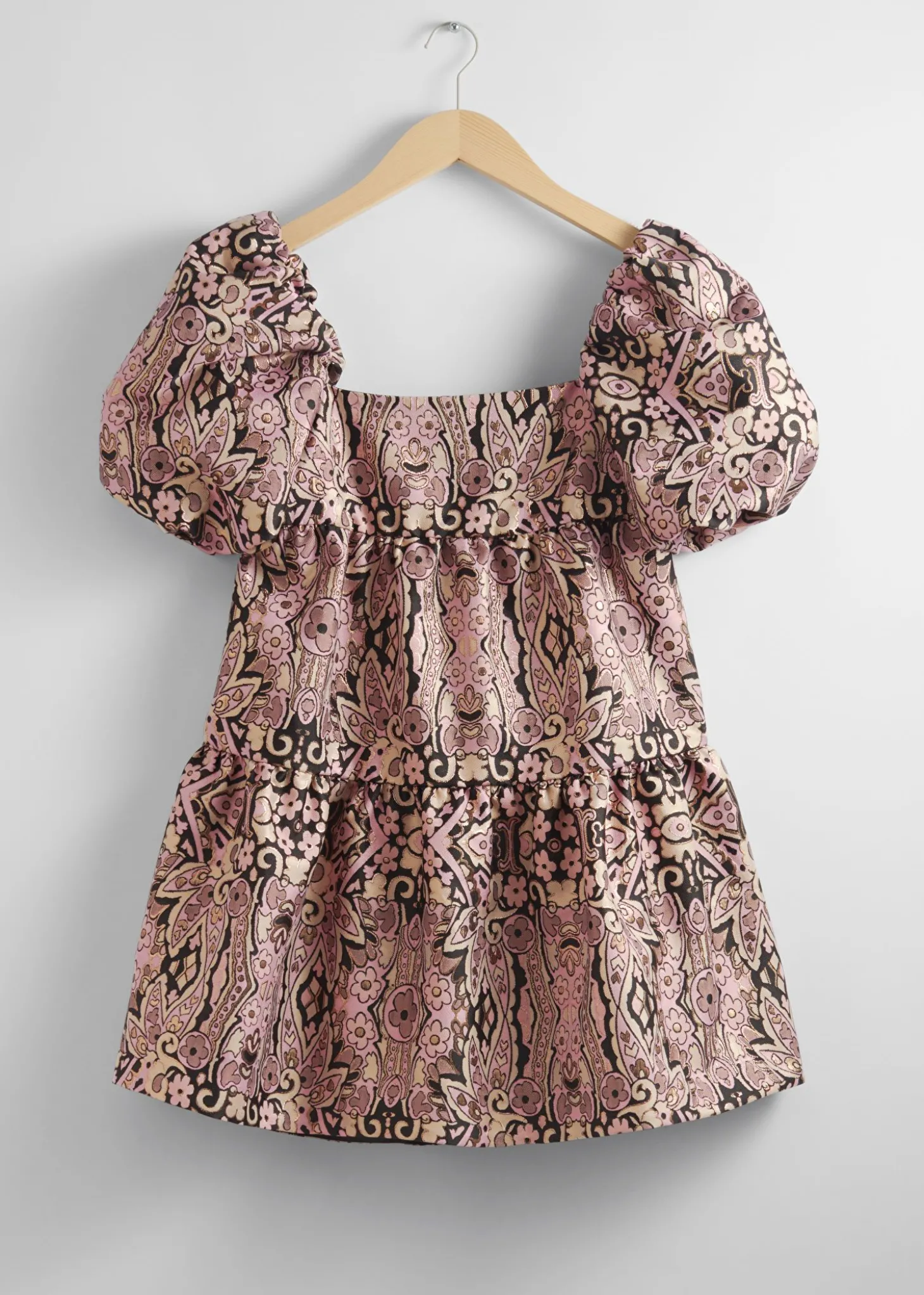 Puff Sleeve Mini Dress