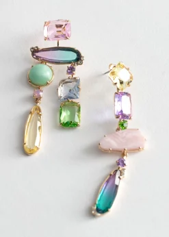 Rainbow Rhinestone Hengende Oredobber