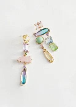 Rainbow Rhinestone Hengende Oredobber