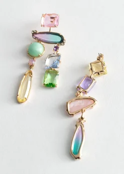 Rainbow Rhinestone Hengende Oredobber