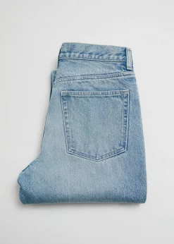 Rett Frynsete Jeans