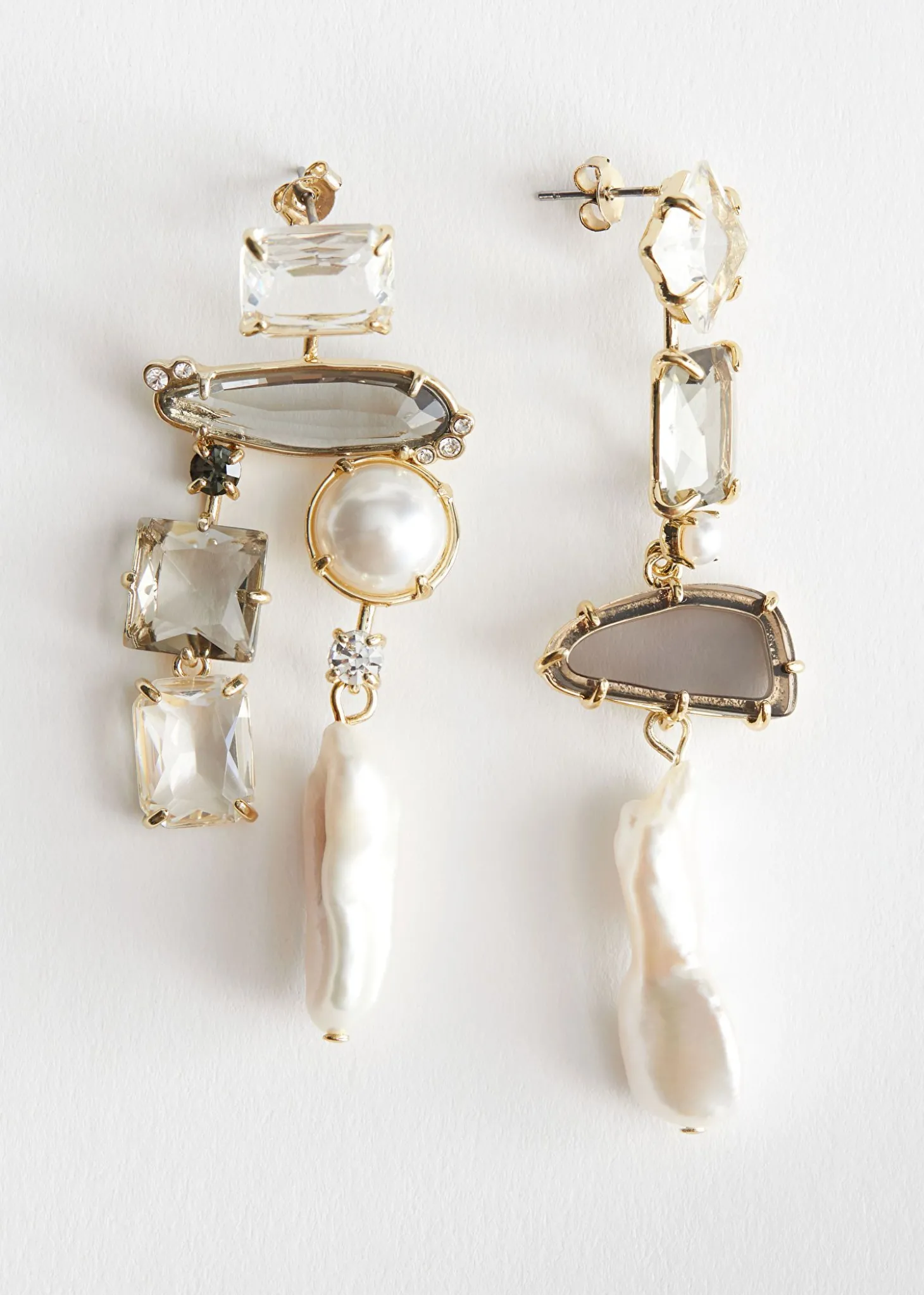 Rhinestone Pearl Hengende Oredobber