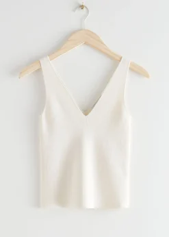 Ribbestrikket Tanktopp