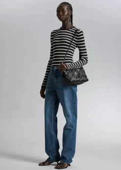 Ribbet Topp I Merinoull