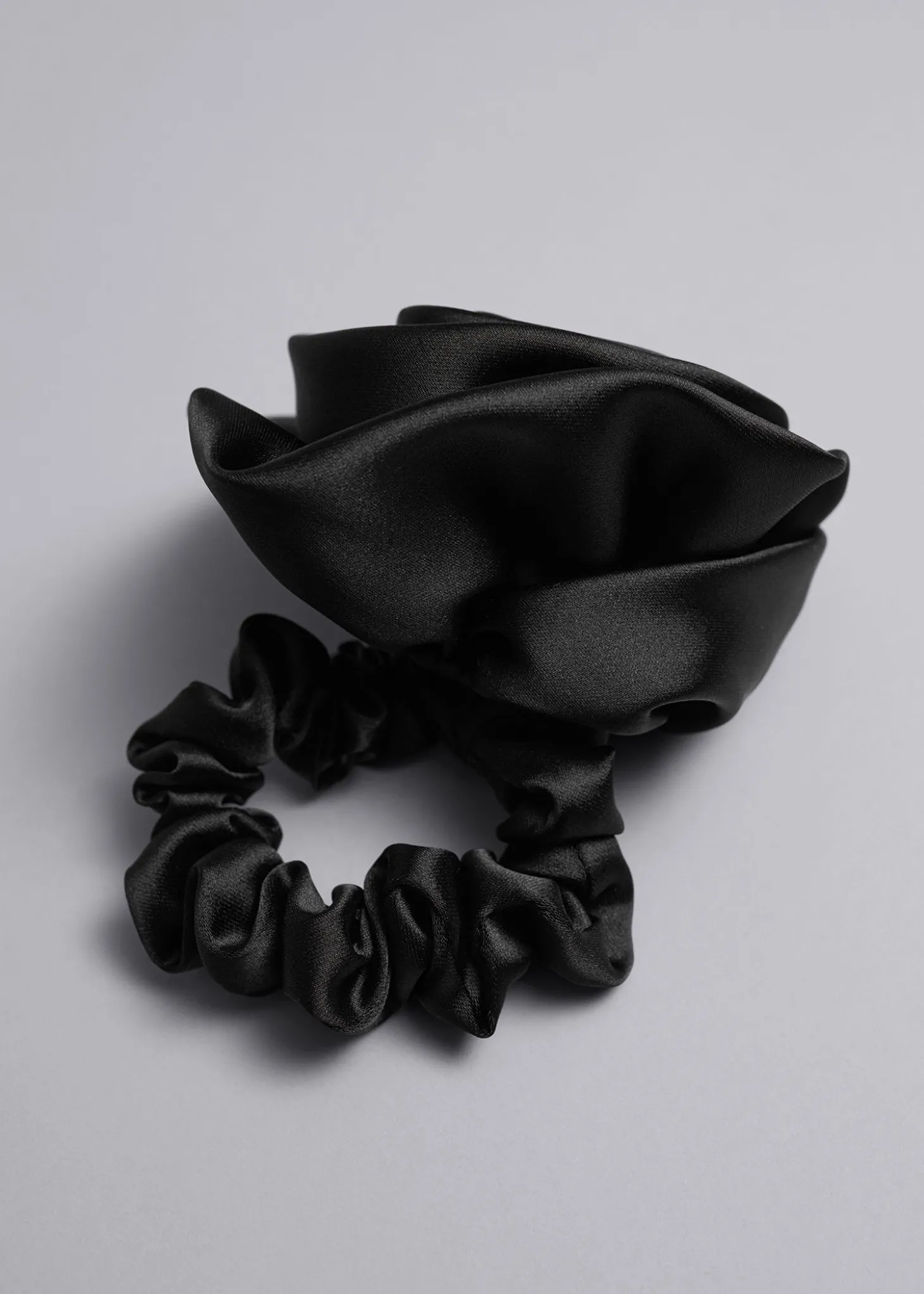 Satin Rose Scrunchie