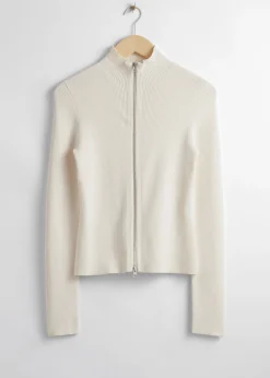 Slank Cardigan Med Glidelas