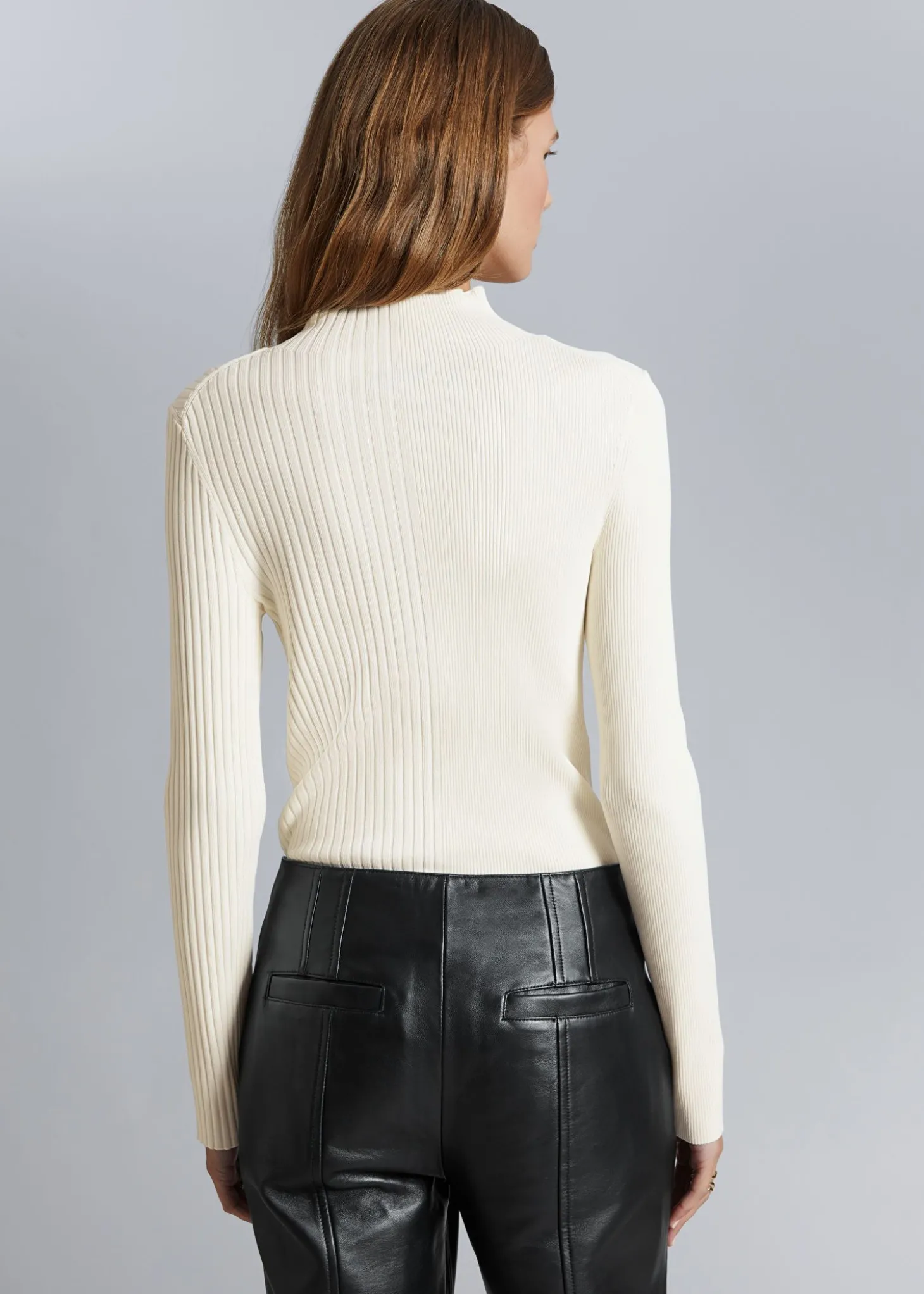 Slank Topp Med Mock-Hals