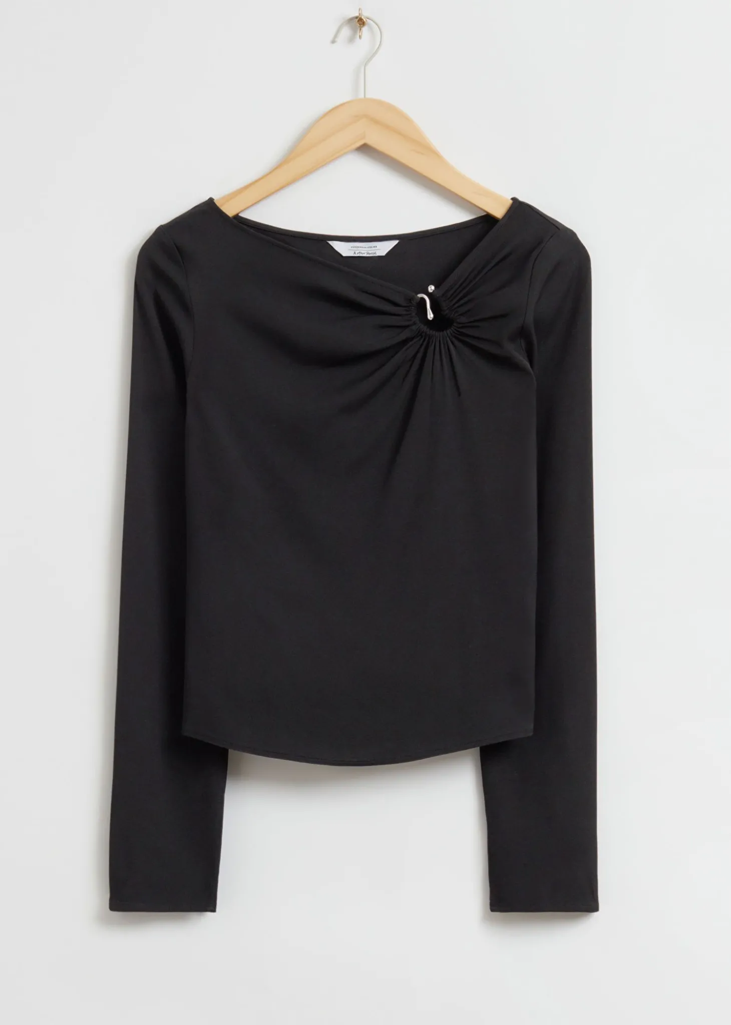 Slim-Fit Hook Detail Topp