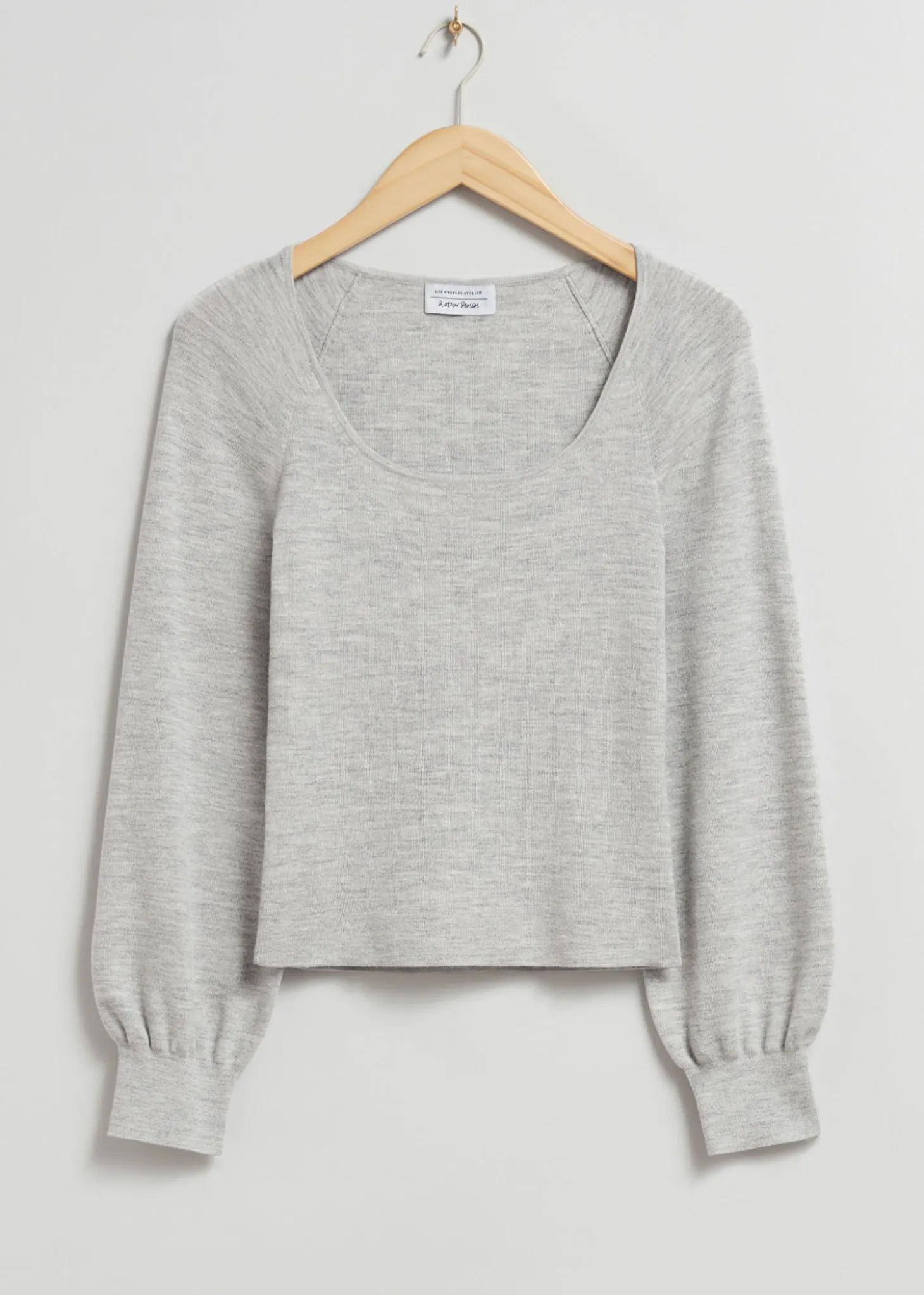 Slim-Fit Myk Strikket Topp