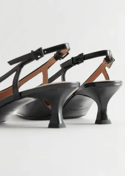 Slingback Skinnpumper
