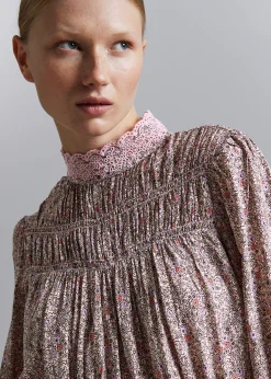 Smocked Bluse