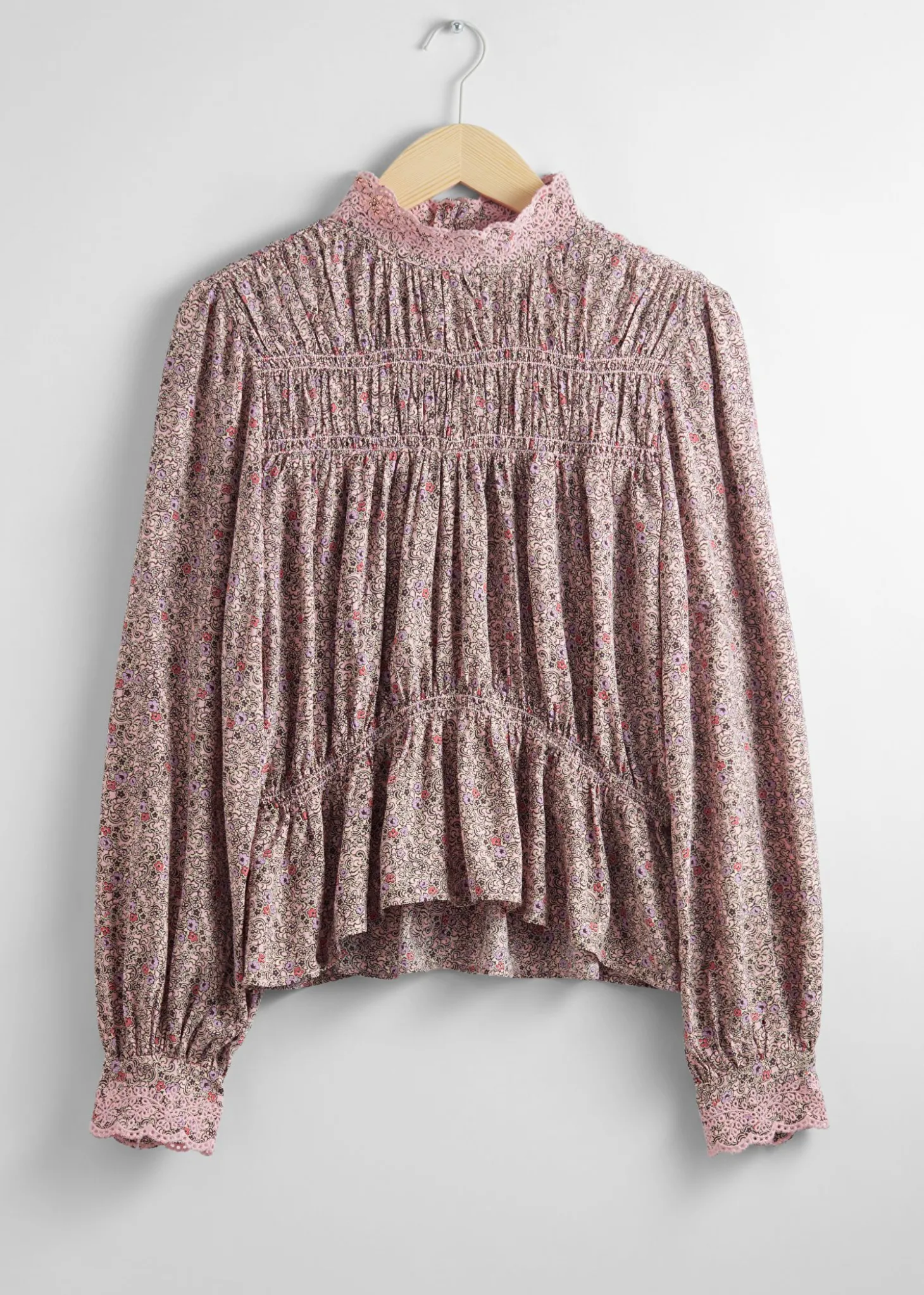 Smocked Bluse