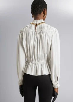 Smocked Bluse
