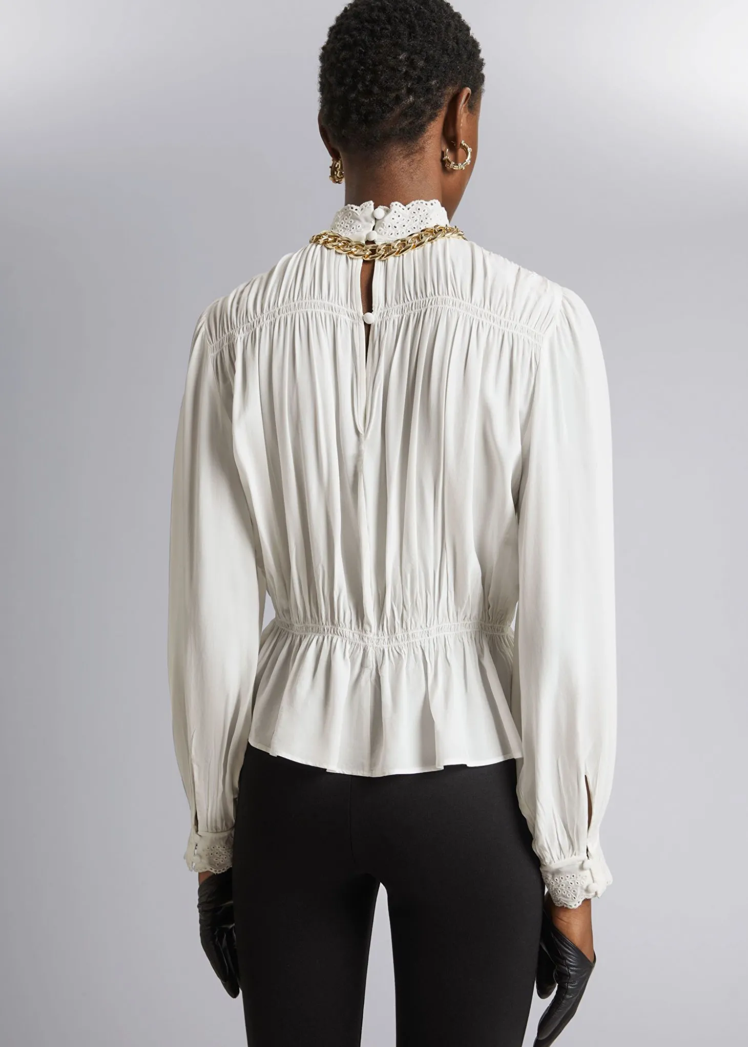 Smocked Bluse