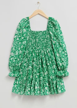Smocked Mini Kjole