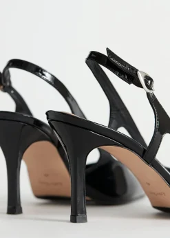 Spiss Slingback Skinn Muldyr