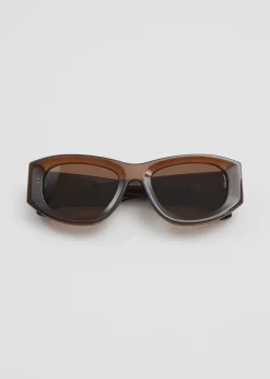 Sporty Silhouette Acetate Solbriller